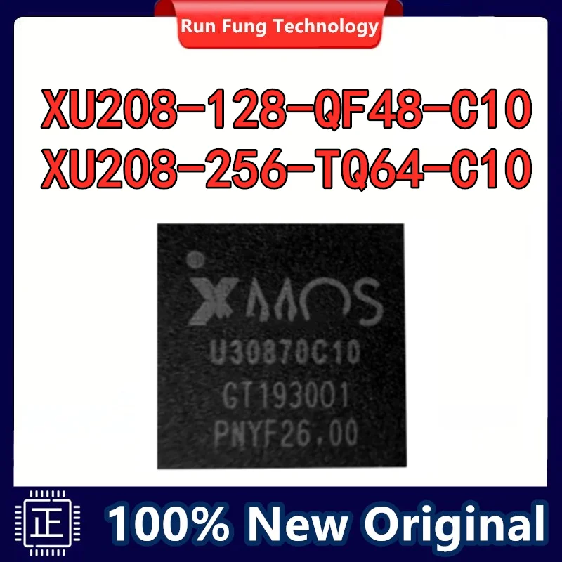 

New Original XU208-128-QF48-C10 silk-screen U30870C10 UQFN48 microcontroller IC chips XU208-256-TQ64-C10 In Stock