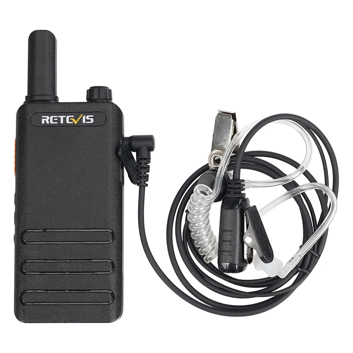 EAY001 Walkie Talkie Air Tube Earpiece PTT 3.5mm Single needle Radio Earphones f