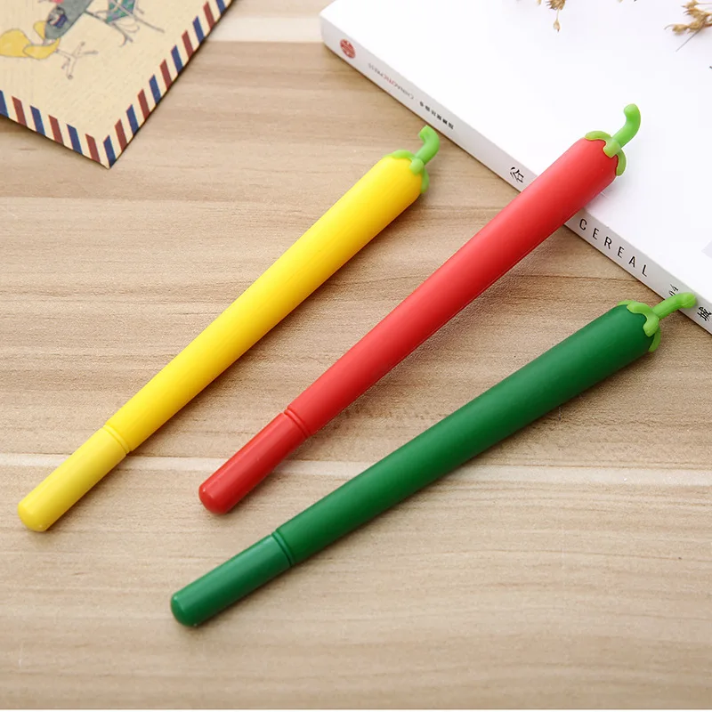 

New Korean student stationery gift creative Pepper Black Office signature pen study neutral pen manufacturer direct selling stat