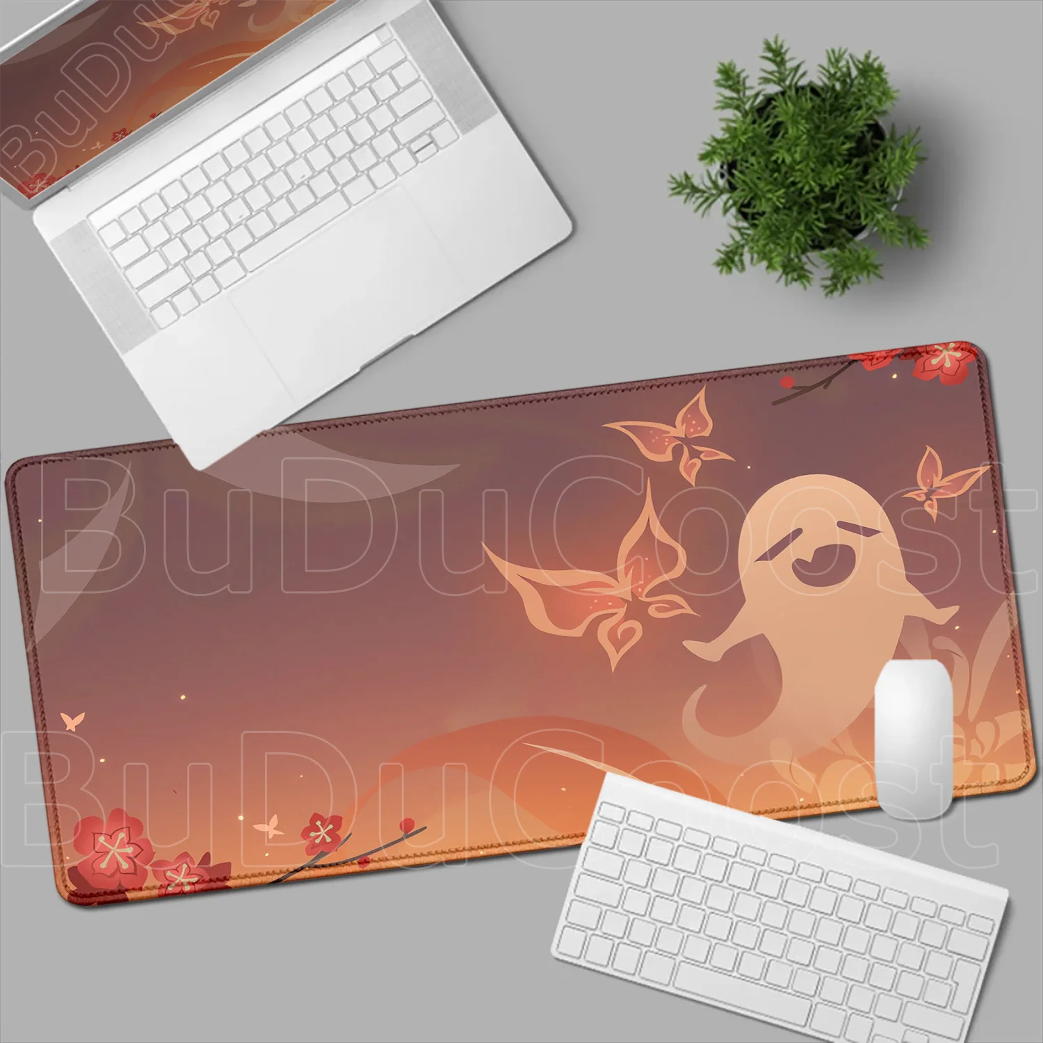 Gamer's Deluxe Edge-Locked Mouse Pad Featuring Iconic Genshin Impact Characters