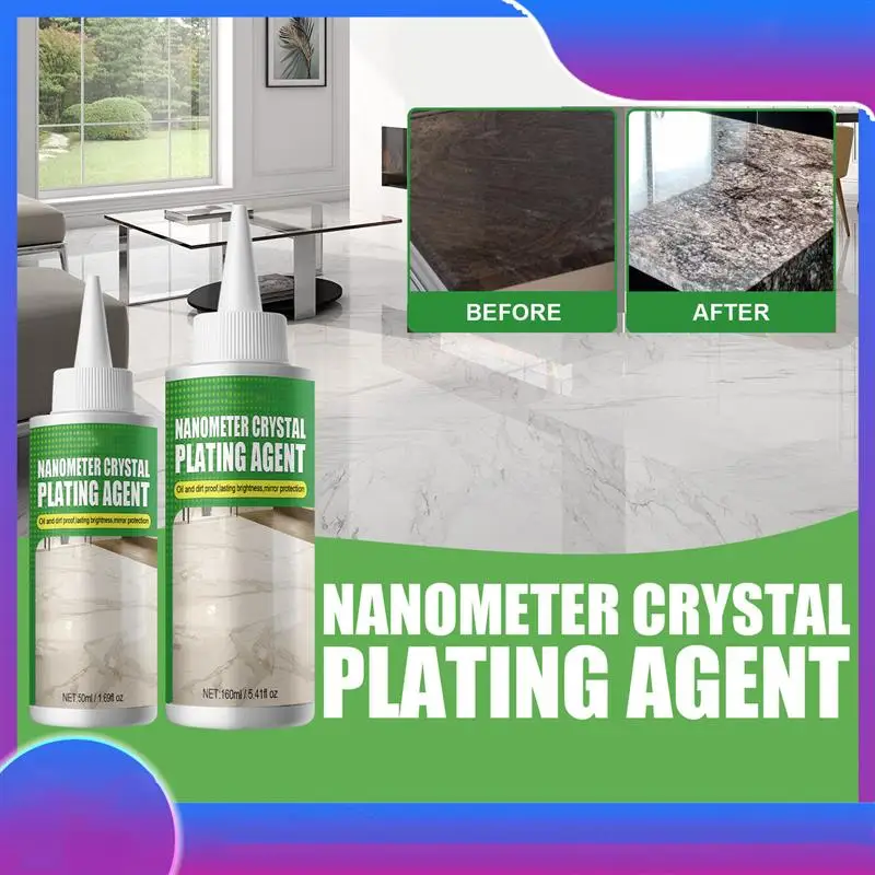 Nano Crystal Plating Agent Marble Polishing Nano Crystal Liquid To Repair Brightening Tiles Restoration Agent Coating Spray