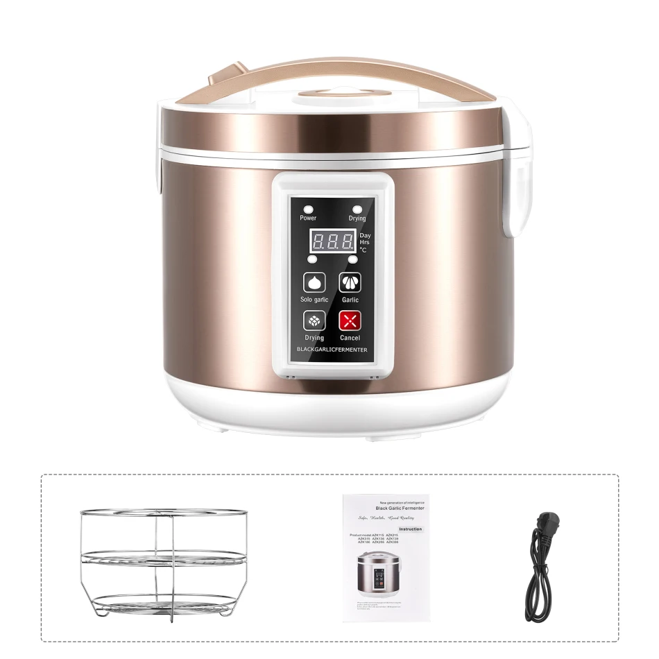 5L Black Garlic Fermenter Fully Automatic Intelligent Control Garlics Maker Multiple Clove Garlic Pot 5