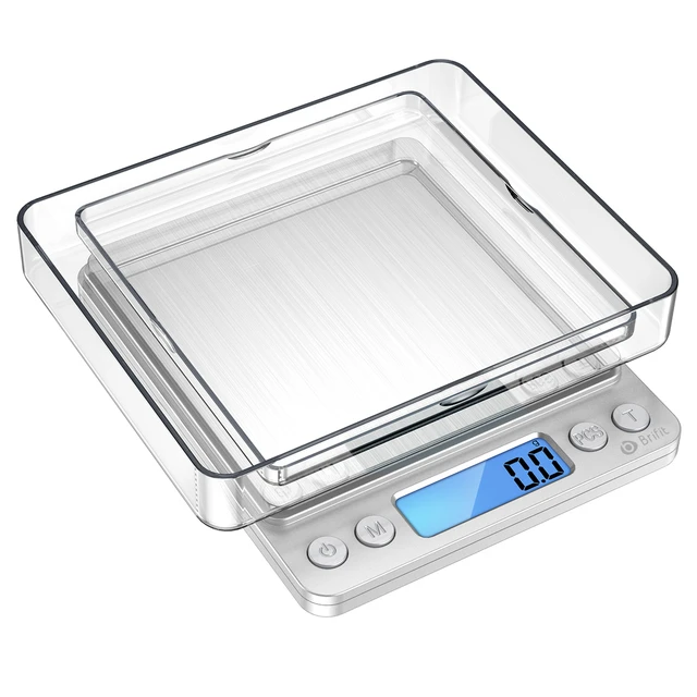 Rechargeable Electronic Kitchen Scales Kitchen Household Kitchen Food  Weighing Stainless Steel High Precision Digital scale - AliExpress