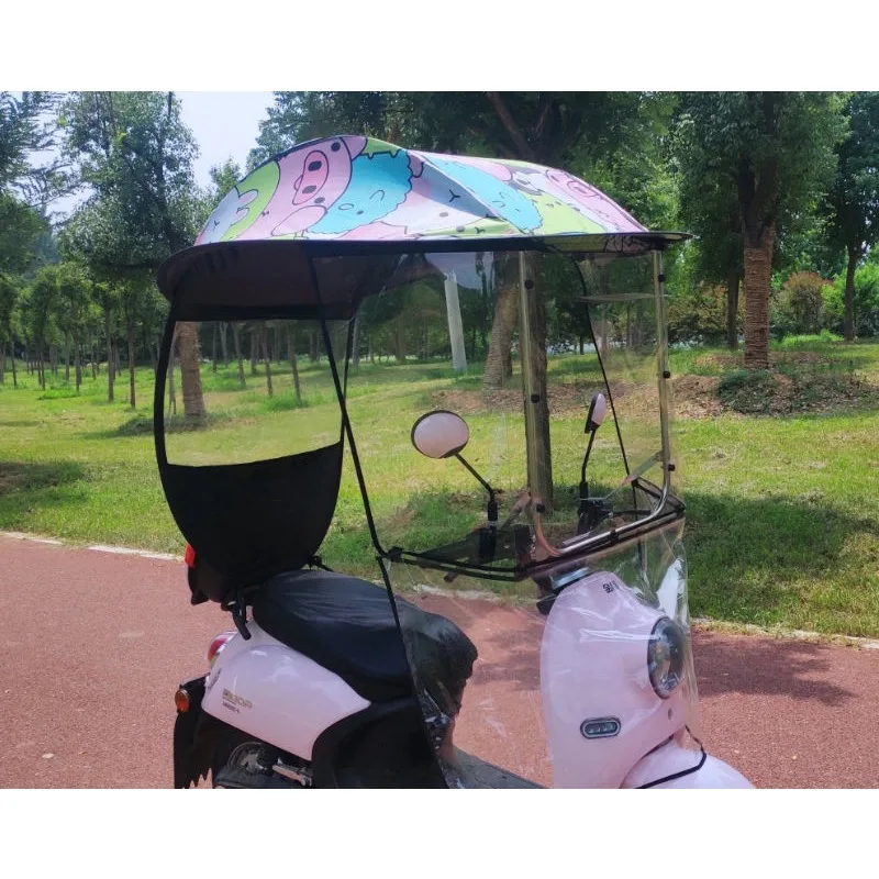 

Electric car canopy peng battery car canopy hood motorcycle wind rain upset carport sunshade umbrella