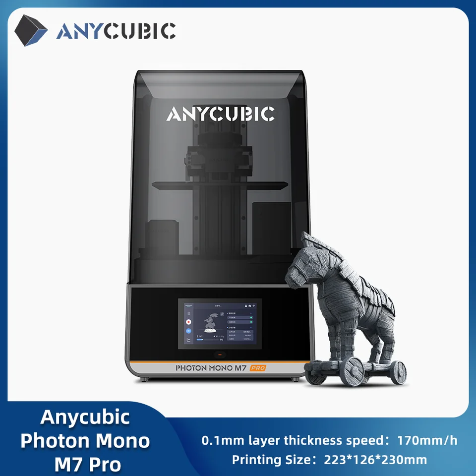 ANYCUBIC Photon Mono M7 Pro 14K + 10.1 インチ LCD 樹脂
