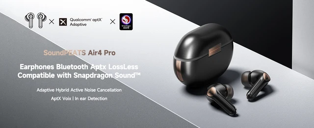 SOUNDPEATS on X: NEW! Introducing SOUNDPEATS Air4 Pro In-Ear Wireless  Earbuds Deliver CD-Quality Lossless Audio #soundpeats #air4pro #wireless  #earbuds #TWS #music #audio #technology #tech #ANC #newupdate #newrelease  #explore  / X