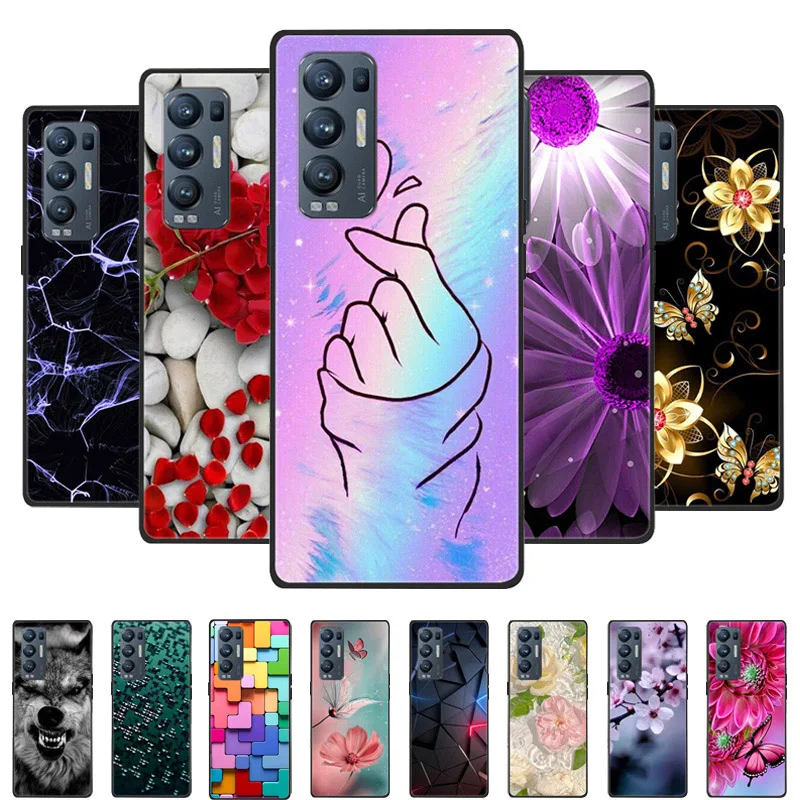 Black Silicone Lion Wolf Soft Back Phone Case Cover