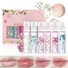 Flower Roll-on Lip Balm crystal clear Lipgloss Moisturizing Transparent Lip Oil Long Lasting Hydrating Lipgloss Lip Care Makeup 2
