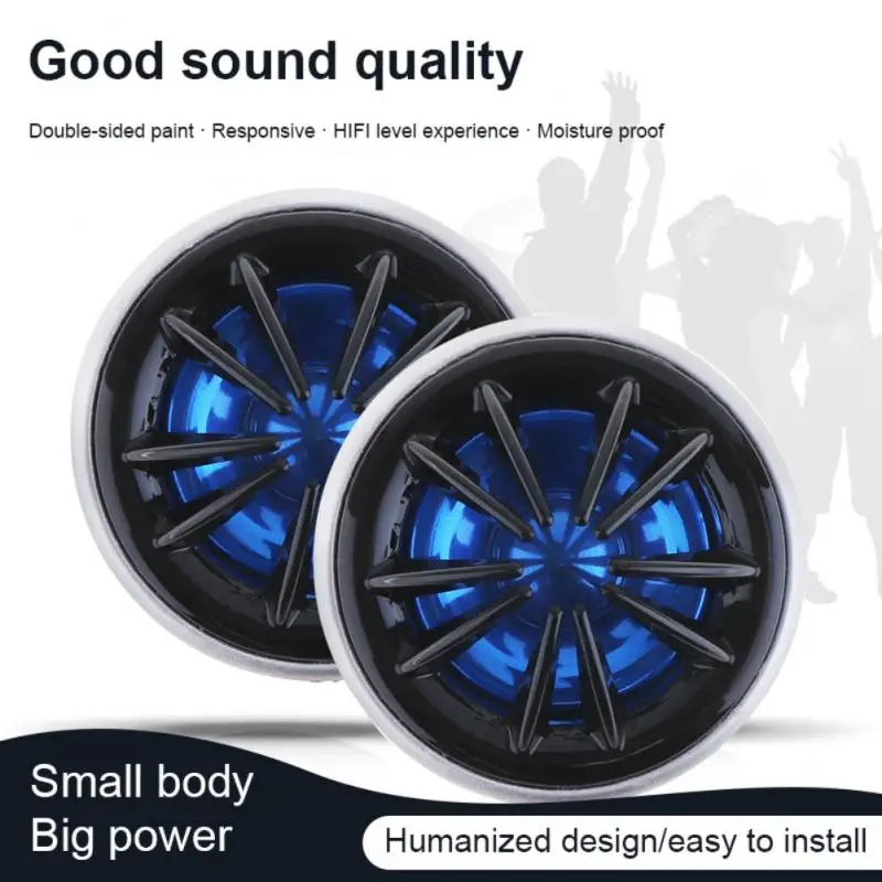 2pcs 150W Car Horn Dome Tweeter Car Audio Car Stereo Tweeter Auto Music