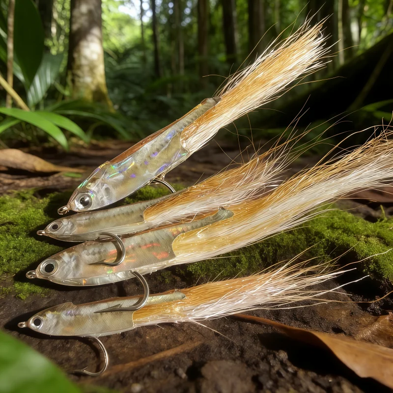5/6 Stück Realistische Minnow-Fliegenfischerköder mit 3D-Augen, Fischköder für Forellen- und Barsch-Angeln in Süß- und Salzwasser