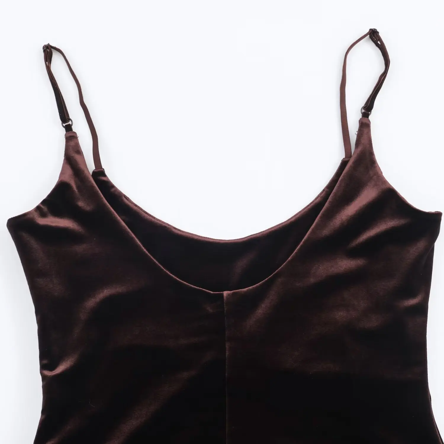 Woman Summer Fashion Velvet Dress Lady Sexy Backless Sleeveless A-Line Sling Dress Female High Street Elegant Party Long Dress