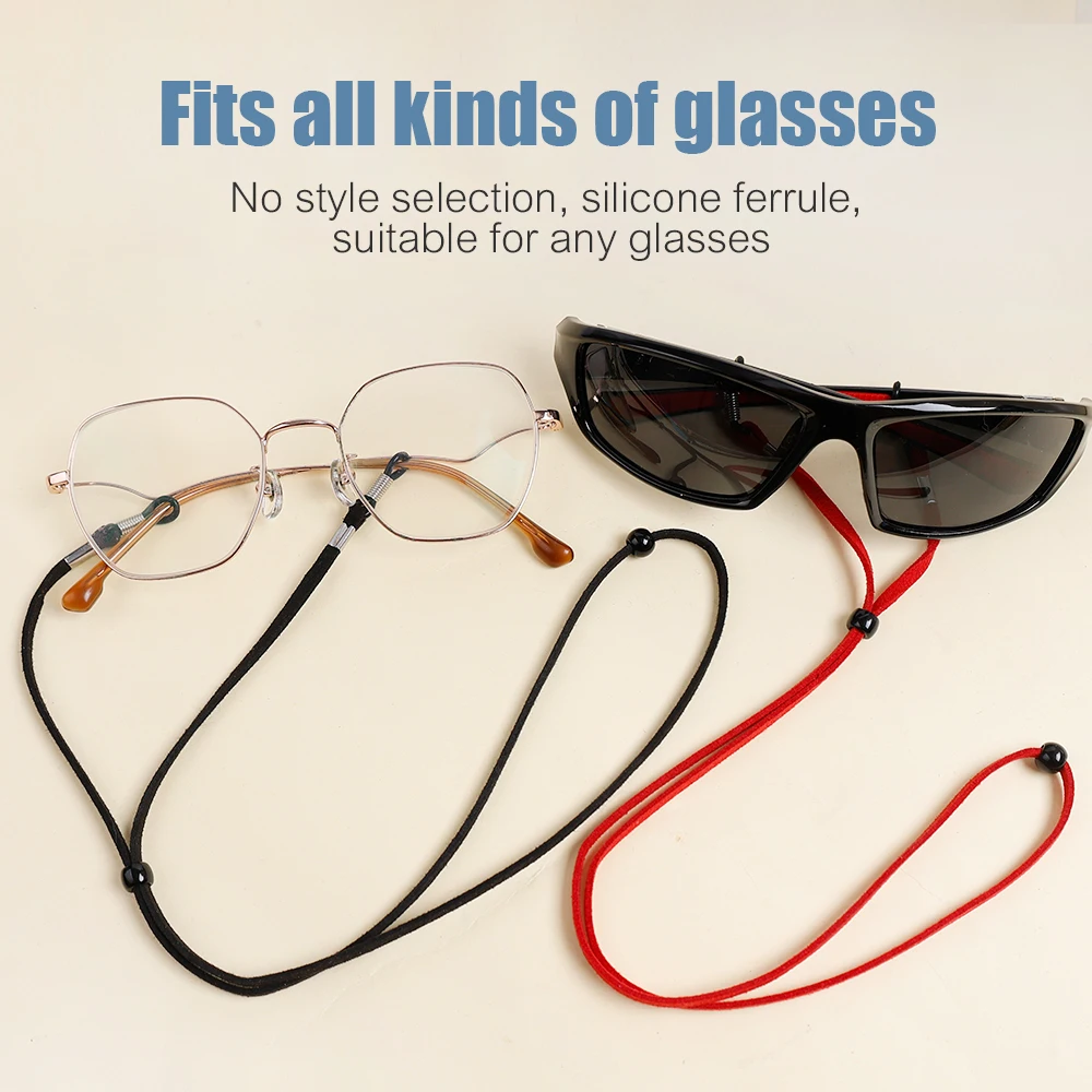 

High Elasticity Sunglasses Lanyard Strap Necklace Eyeglass Glasses Chain Cord Adjustable Reading Glasses Strap Holder Neck Rope