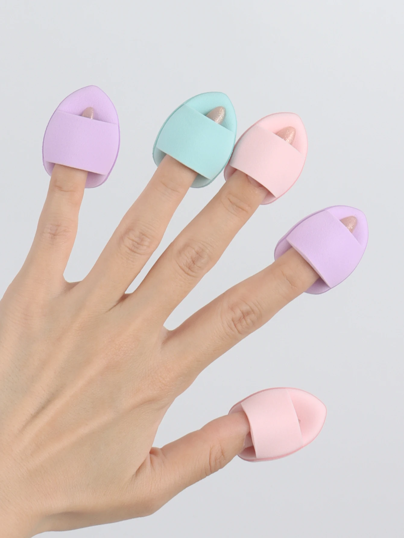 Finger Air Cushion Sponge Powder Puff Set Makeup Powder Puff Liquid Foundation Foundation Concealer Makeup Puff Wholesale 5