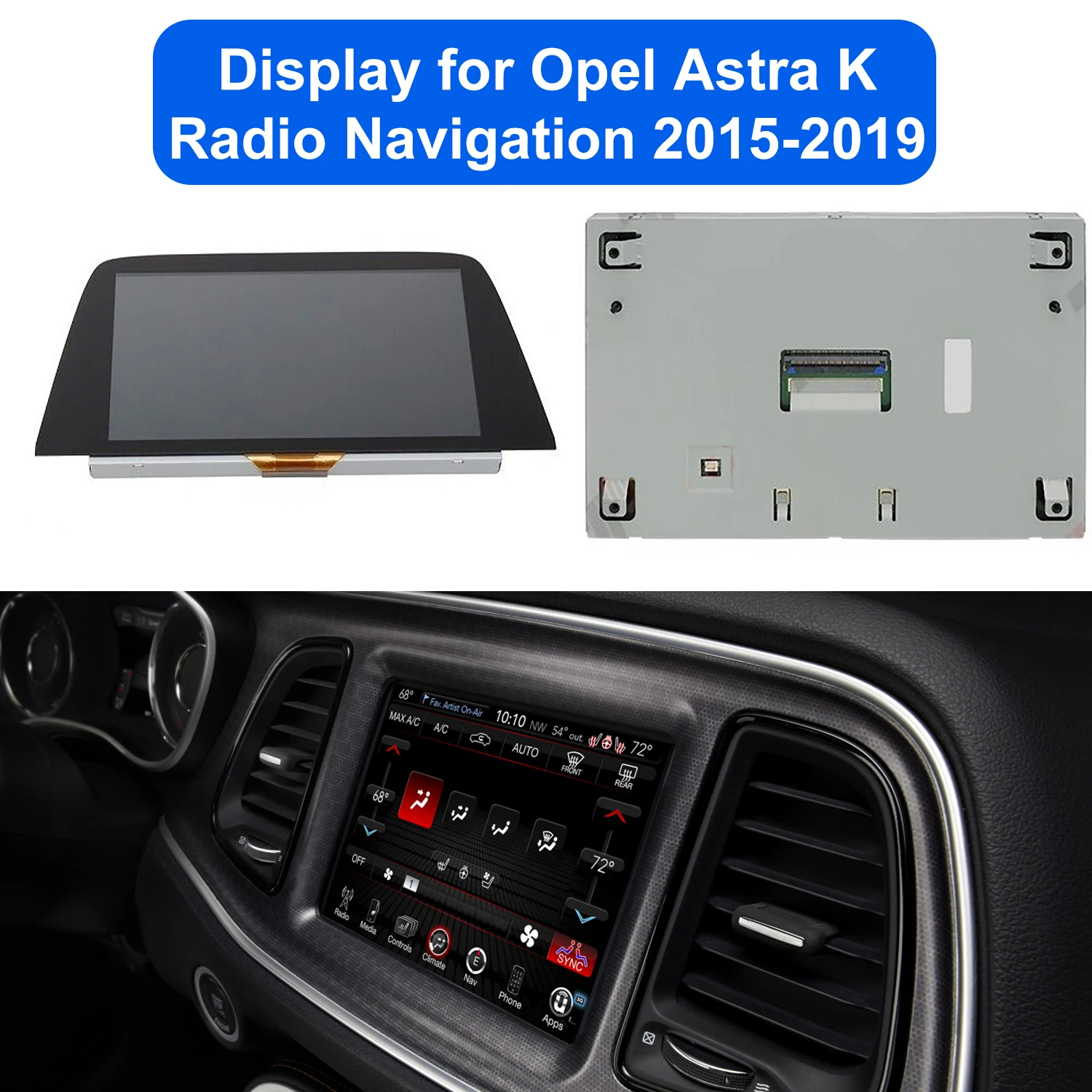 OPEL Vauxhall  DVD GPS ׺̼ 2016-2017, LCD ÷ ũ, 8 ġ ġ ũ, LQ080Y5DZ10, LQ080Y5DZ06, ǰ