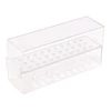 Clear Nail Drill Bits Holder Storage Box For Milling Cutter Dustproof Nail Bit Case For Acrylic Nails Accessories 30 Holes 4