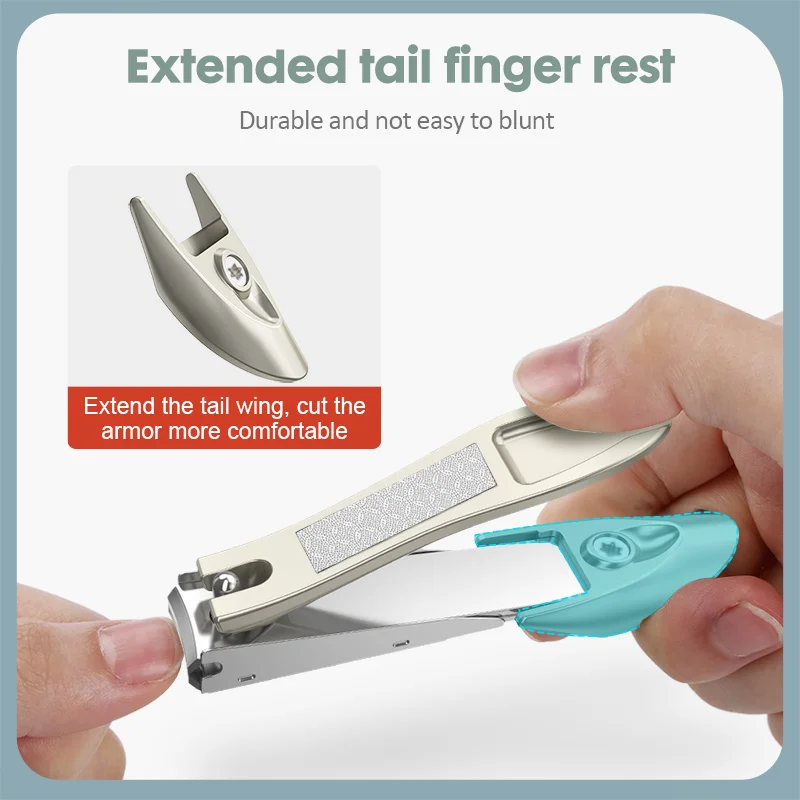 KK Nail Clipper Set Manicure Tools Professional Stainless Steel Nail Cutter Bionics Design Anti Splash Scissors Hand Foot Care