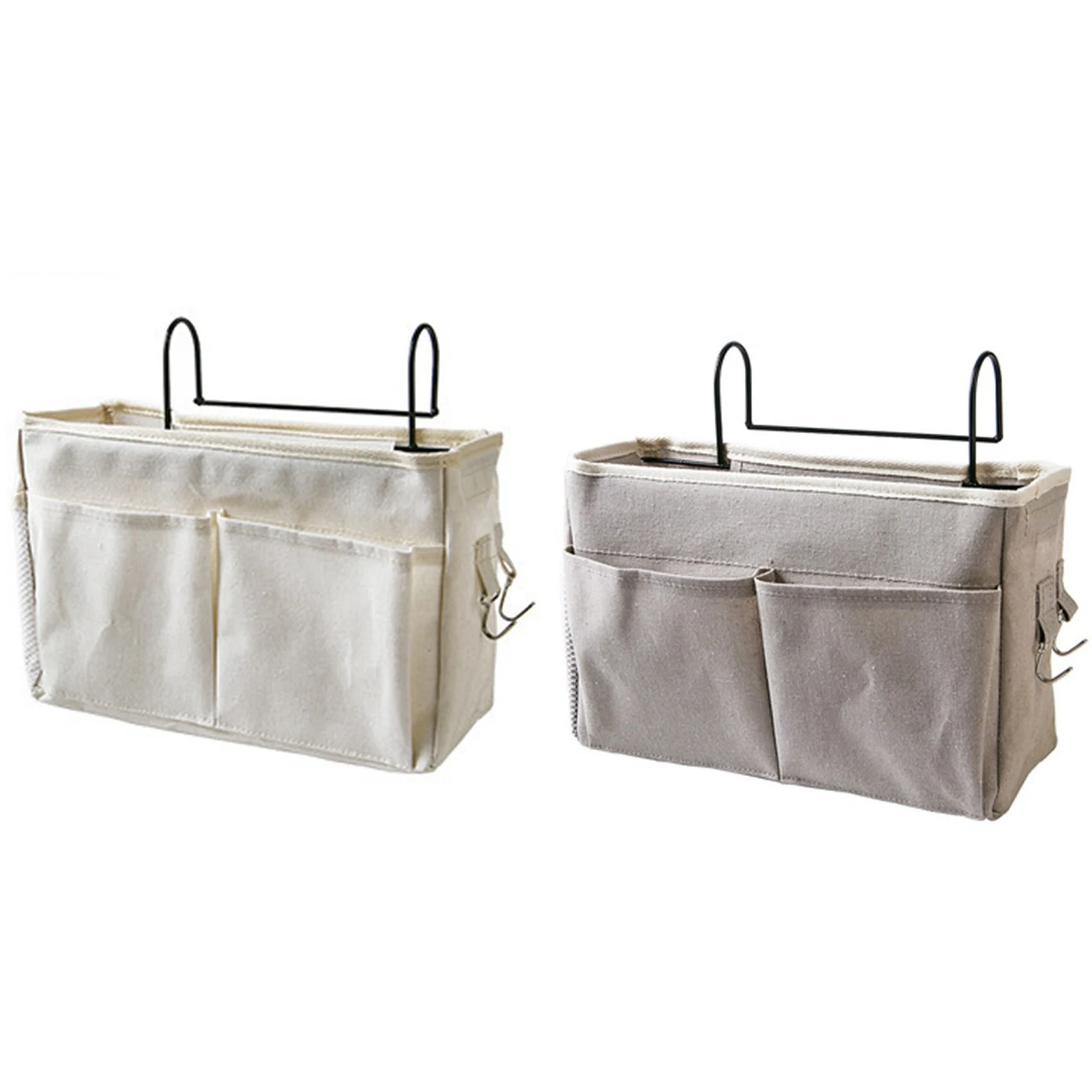 Bedside Hanging Storage Bag Canvas Bedroom Bathroom Magazine Tote | Дом и сад