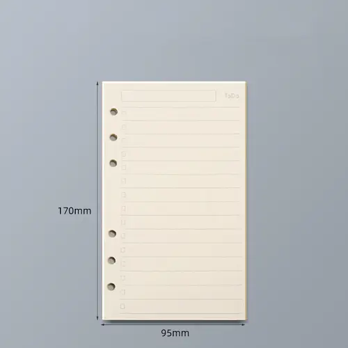 45 Sheets A5 A6 A7 Loose Leaf Notebook Refill Spiral Binder Inner Page Line Blank craft  Grid Inside Paper Stationery - Image 10