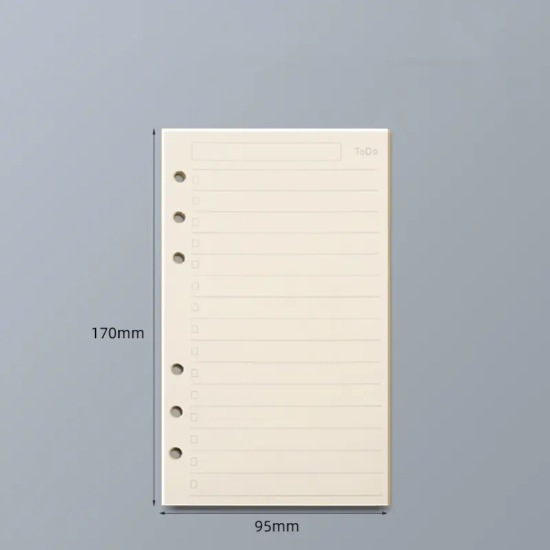 45 Sheets A5 A6 A7 Loose Leaf Notebook Refill Spiral Binder Inner Page Line Blank craft  Grid Inside Paper Stationery - Image 10