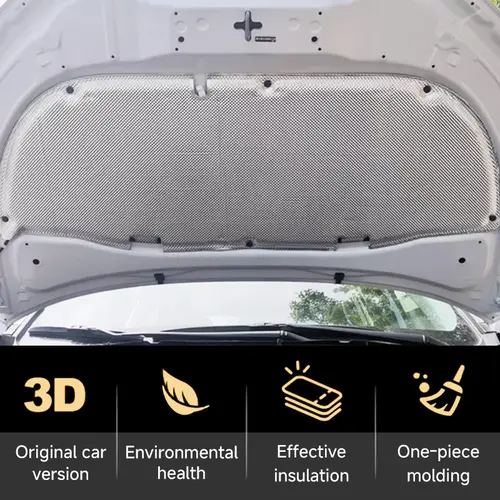 Front Hood Engine Sound Pads For Jeep Wrangler JL 2018~2024 2023 Sound Mats Front Heats Insulation Cotton Covers Car Accessories - Image 4