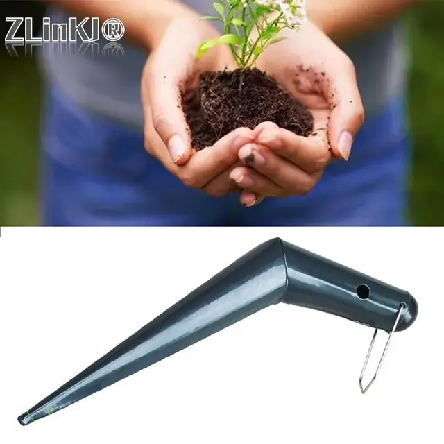 1 Db Műanyag Lyukú Lyukasztó Kertészkedés Virág Ültetés Gyomláló Ásó Szerszámkert Tartozékok Magok Terjesztők - Image 5