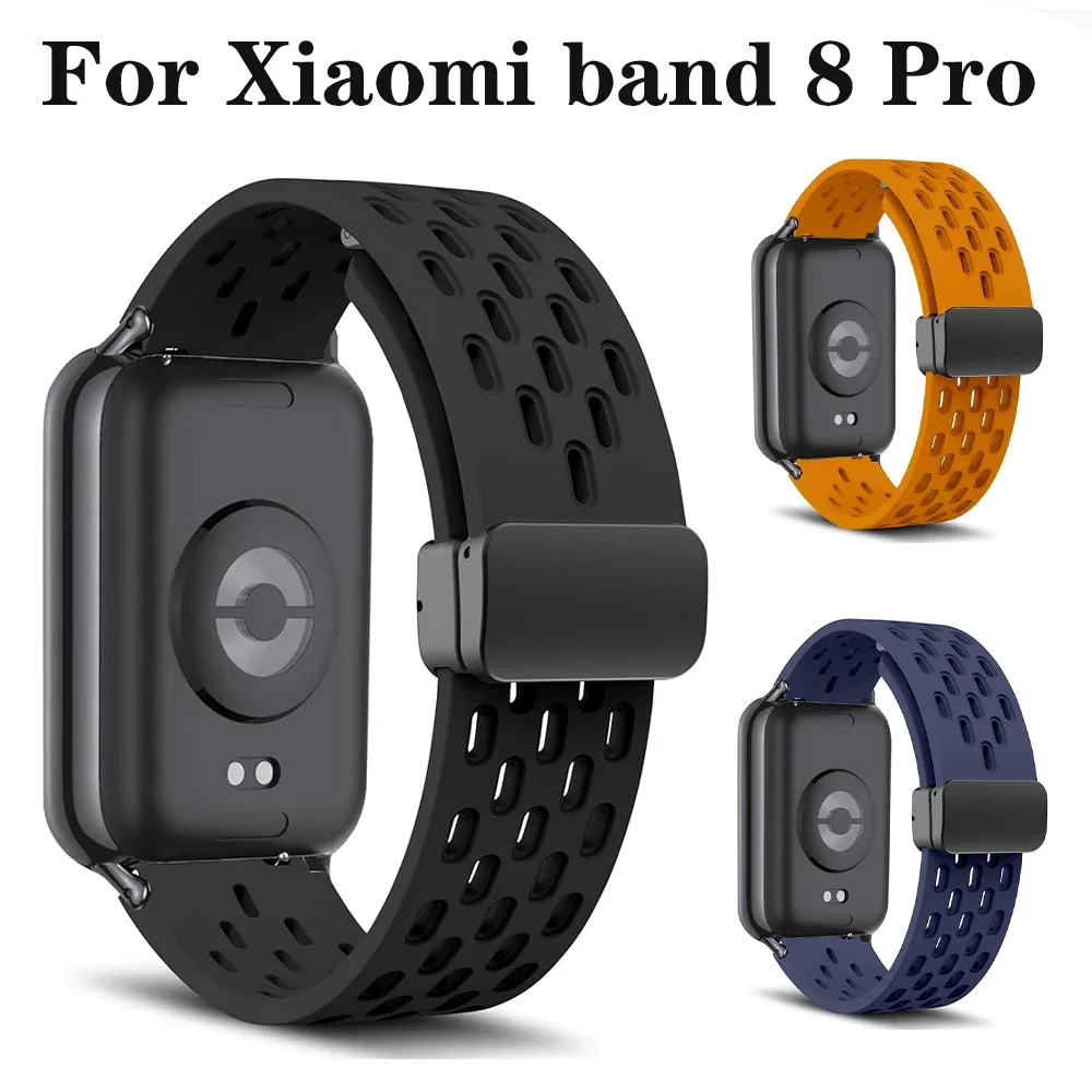 Silicone Sport Watchband with Magnetic Closure – Premium Replacement Strap and Wrist Accessory