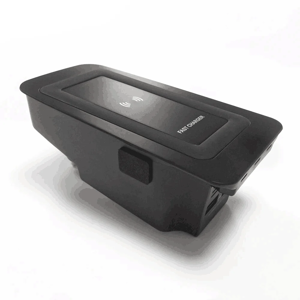 Caricabatterie Wireless Auto 15W Per Volvo - Piastra Qi Per S60, V60, XC60, S90, V90, XC90 (2016-2020) - 2