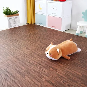 Game Activity Soft Floor Baby EVA Foam Play Gym Puzzle Mats Wooden Interlocking Exercise Tiles Crawling Carpet And Rug for Kids 1