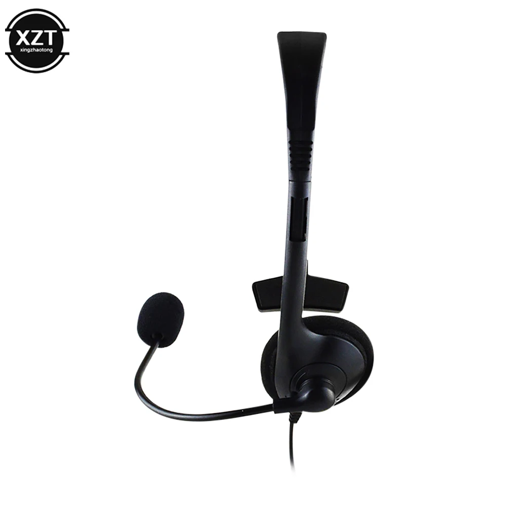 Cuffie per operatore montate sulla testa con microfono con cancellazione del rumore Telefono con un solo orecchio Cuffie per chiamate chiare Cuffie su un solo lato - immagine 4
