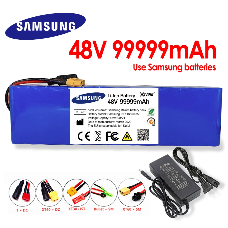 48V 80Ah 1000w 13S3P XT60 48V Lithium ion main image 0