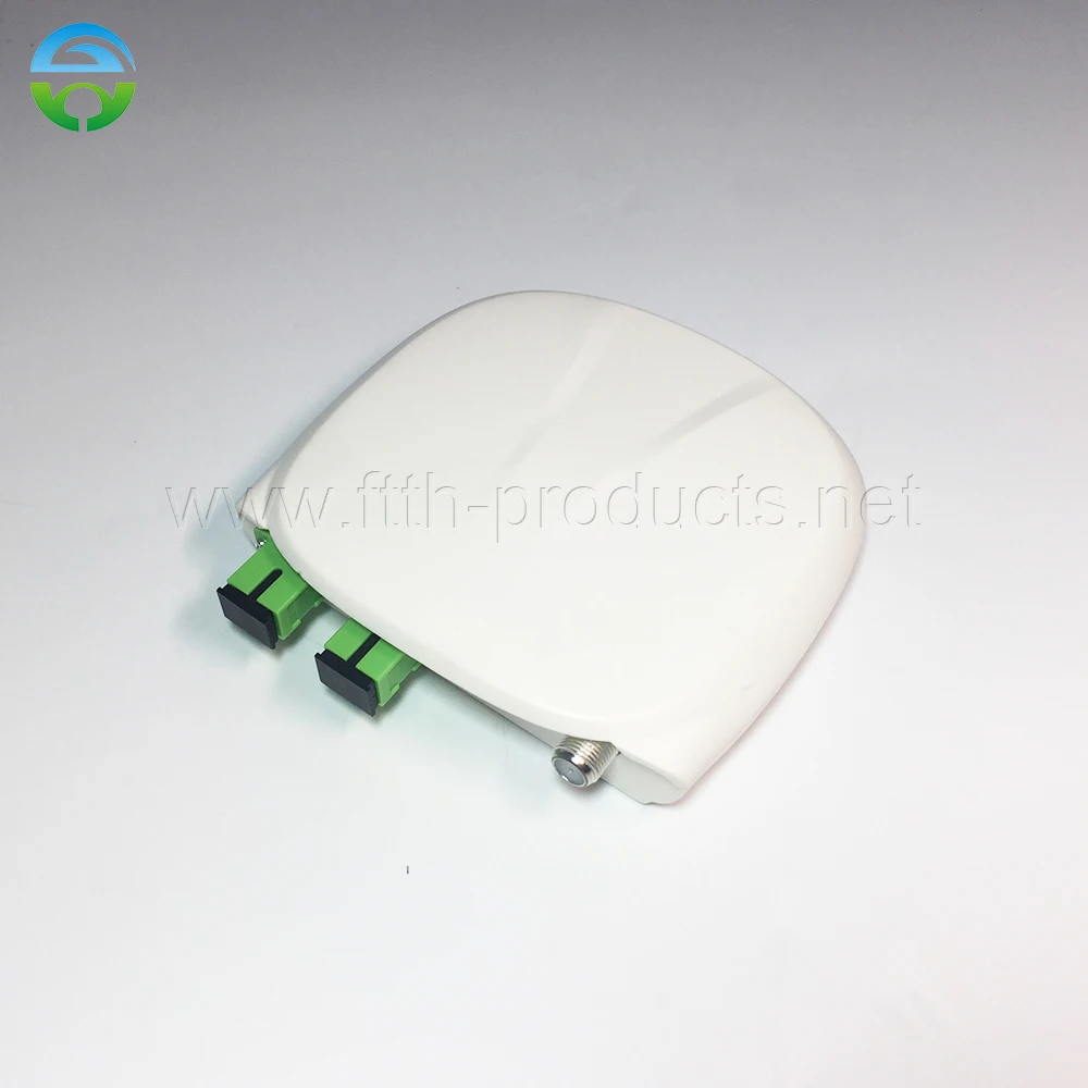 CATV  Node Mini FTTH Optical WDM Receiver Triplexer Minimode With One RF Port HY-21-R19W