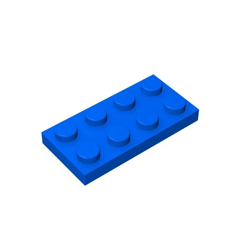 G-MOC 빌딩 블록 3020 플레이트, 2x4 호환 입자 조립, DIY 교육용 벽돌, 어린이 장난감, 50 개/로트