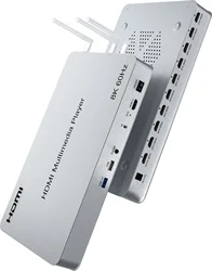 H.265 8K 60Hz 10 Channel HDMI Muitimedia Player Box Andriod 10.0 2K 4K HDMI Wifi USB 3.0 Video Player 1 In 10 Out Audio Extract