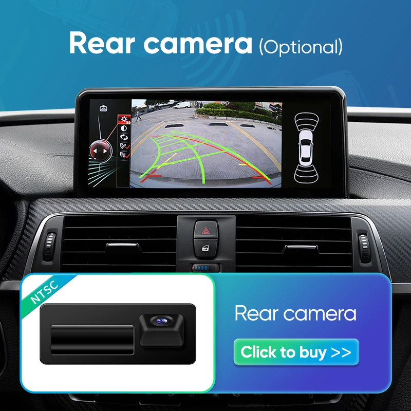 Ainavi 10.25 Inch Wireless Carplay For BMW 3/4 Series F30/F31/F32/F33/F35/F36  Car Radio Android Auto Multimedia Player NBT EVO