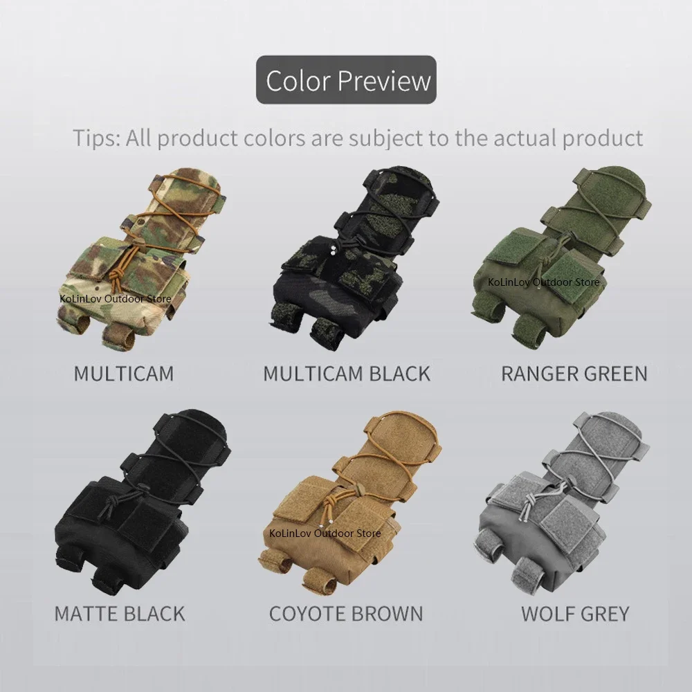 Tactical Helmet Battery Pouch MK2 Battery Pack M-LOK FAST Helmet Counterweight Bag Militares Hunting Airsoft Accessories 6