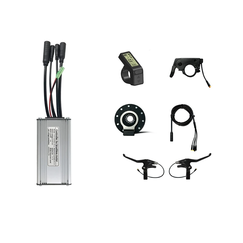 

1Set Electric Bicycle Electric Scooter Kit LCD4 Display Sine Wave Controller 36/48V 25A 750W