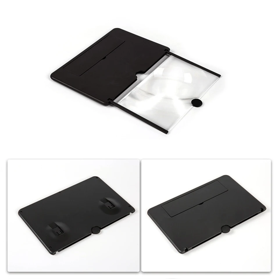 Foldable 3D Mobile Phone Screen Magnifier Stand