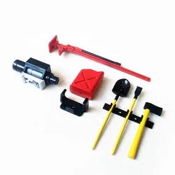 RC Car Metal Trailer Tow Hook Accessories - Premium Decoration (6 piece set)