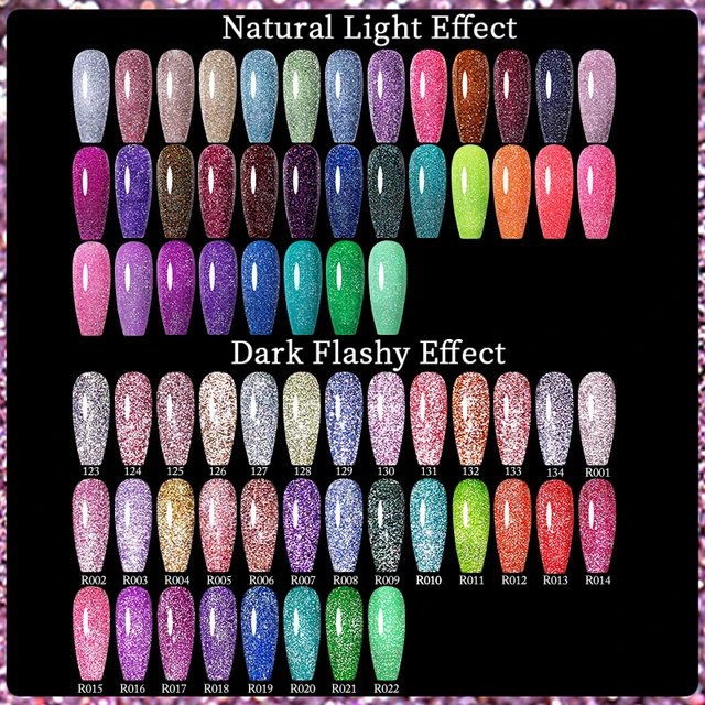 UR SUGAR 7.5ml smalto per unghie in Gel glitterato riflettente colore invernale paillettes scintillanti Soak Off UV LED vernice decorazione per unghie 4