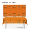 Basketball Tablecloths Basketball Party Decorations Rectangular Plastic Table Cover Boys Basketball Theme Birthday Party Supplie 4