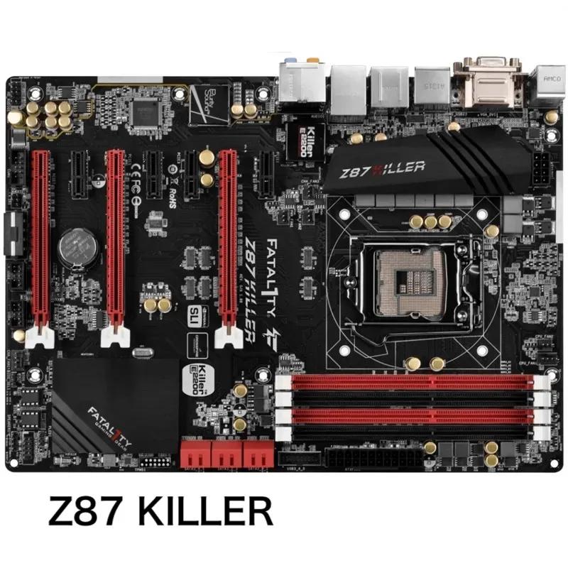 

For ASRock Z87 KILLER Desktop Motherboard 32GB LGA 1150 DDR3 ATX Z87 Mainboard 100% Tested OK Fully Work Free Shipping