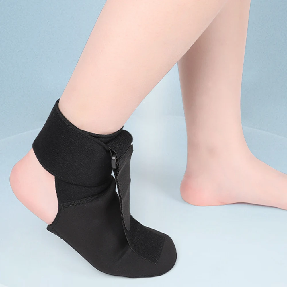 Orthotic Drop Adjustable Foot Rest Sock Soft Plantar Fascia Stretcher Brace For Achilles Tendonitis_voghion.com