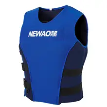 

Adults Life Jacket Neoprene Safety Life Vest Float Suit for Kayaking Surfing Canoeing Sailing Water Ski Wakeboard Swimming