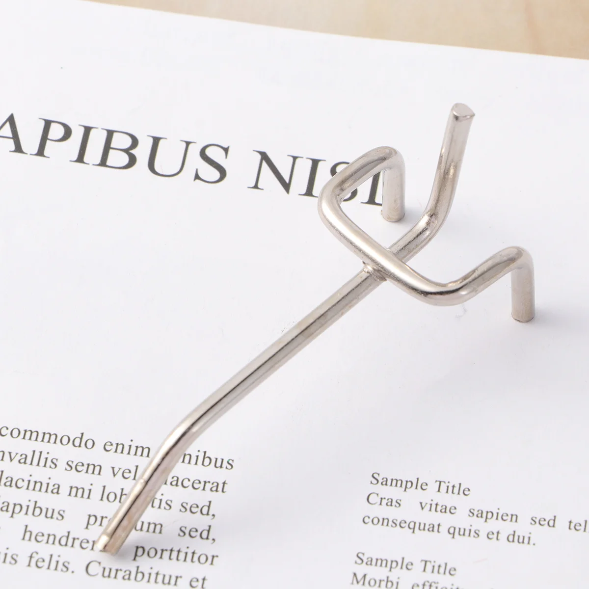 

50 Pcs Storage Heavy Duty Clothes Rack Pegboard Clips Hangers for Door Hanging Bag