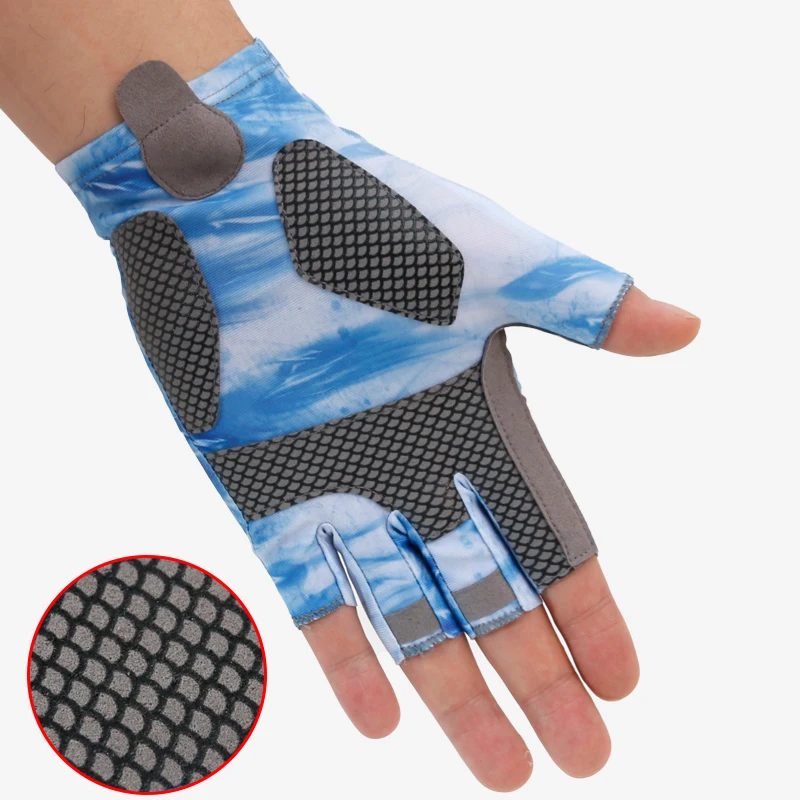 Fishing Gloves Half Finger Anti-slip Quick-drying Sun Protection Breathable Profession Summer Outdoor Fishing fishing gloves half finger gloves sunscreen gloves