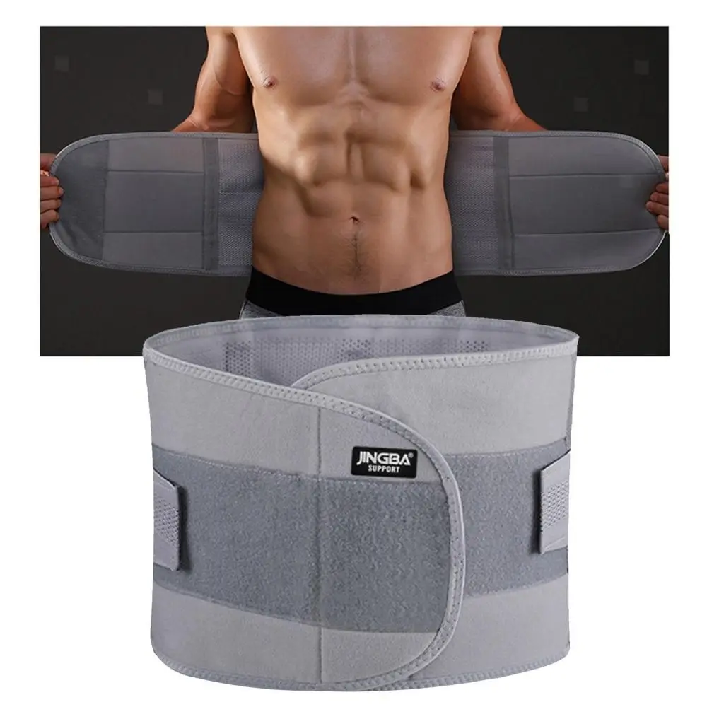 

Дышащая поддержка спины и талии, двойной регулируемый прочный спортивный бандаж для поддержки поясницы, 4 размера, 3 цвета, пояс для талии