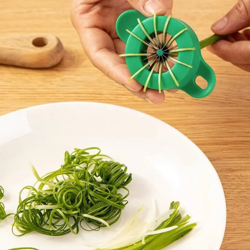 Green Onion Easy Slicer Shredder Plum Blossom Cut Green Onion Wire Drawing Superfine Vegetable Shredder Kitchen Accessories vegetable shredder