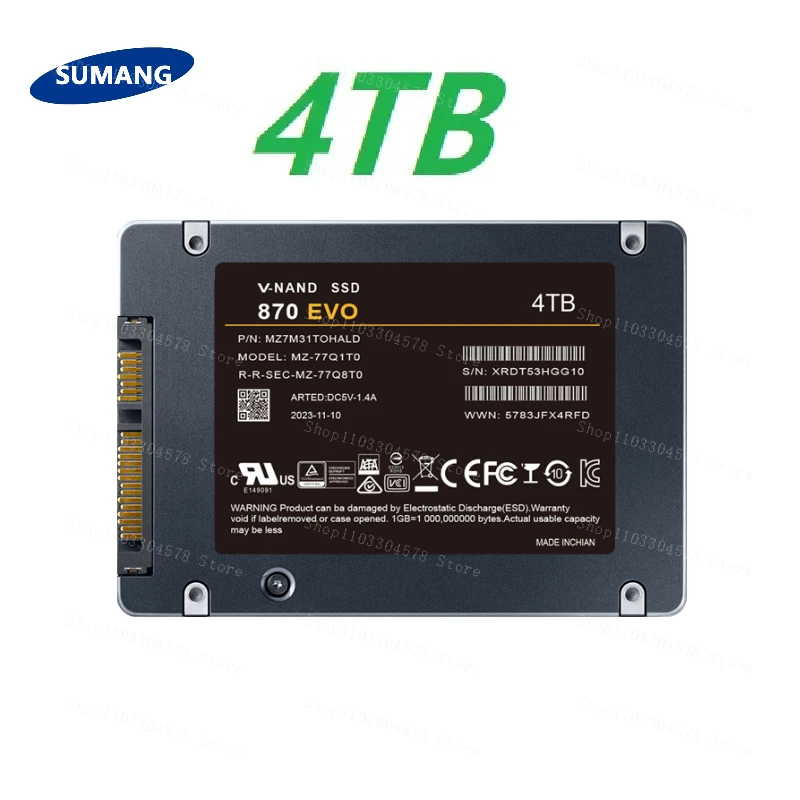 

Original Sata 1TB 2TB Hard Drive Disk Sata3 2.5 Inch 4TB Ssd 500MB/s Internal Solid State Drives For Laptop And Desktop for ps5