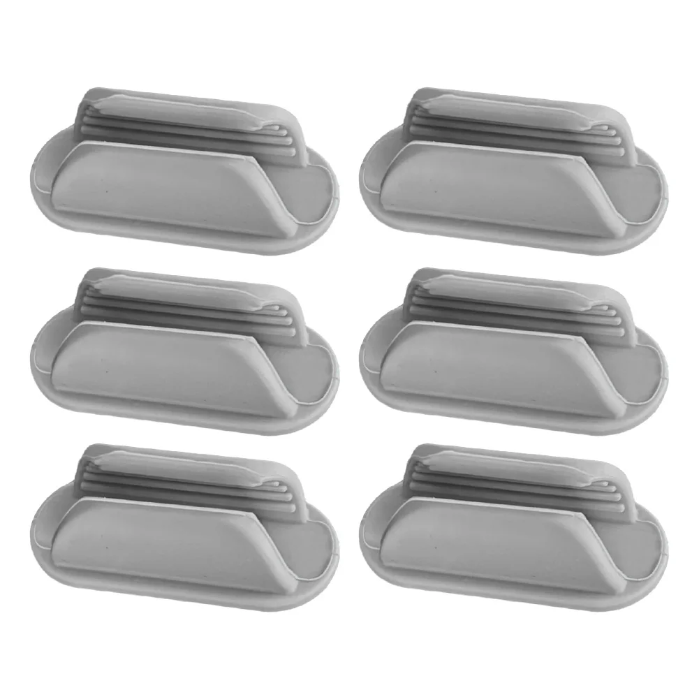 6PCS 접착식 펜 홀더 분실 방지 실리콘 펜 홀더 접착식 연필 홀더 마커 홀더 연필 정리함 교사용품