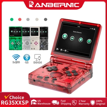 ANBERNIC RG35XXSP Flip Retro Handheld Game Console Linux 64bit WiFi Bluetooth Retro Video Gaming Console Online Play HDMI-TV Out 1